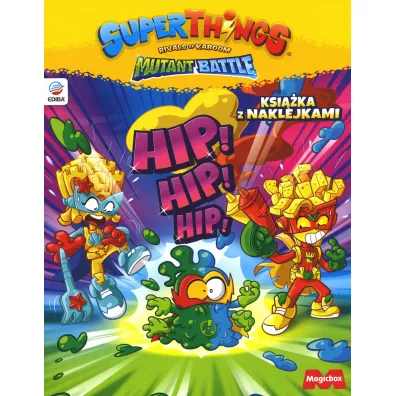 SuperThings Mutant Battle ksika z naklejkami