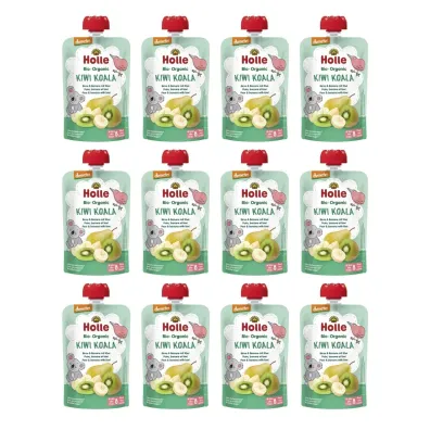 Holle Mus Kiwi koala (gruszka - banan - kiwi) od 8 miesi�ca Demeter Zestaw 12 x 100 ml Bio