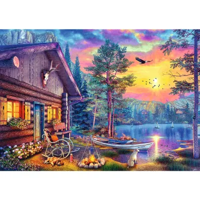 Puzzle 500 element�w Premium Przysta� o Zachodzie TREFL 37617 TR