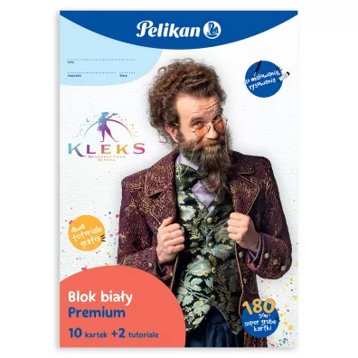 Pelikan Blok kreatywny A4 + 2 tutoriale bia�y 10 kartek