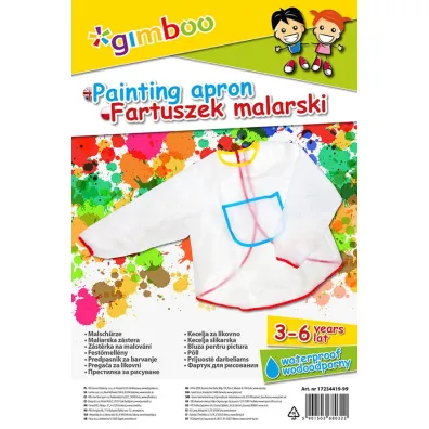 Gimboo Fartuszek malarski 3-6 lat