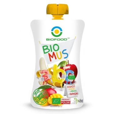 Bio Food Mus mango-bananowo-jabkowy 90 g Bio