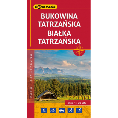 Mapa turystyczna Bukowina Tatrzaska, Biaka Tatrzaska 1:30 000