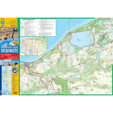 S�owi�ski Park Narodowy mapa turystyczna 1:50 000 laminat 2023