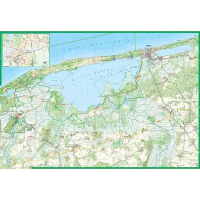 S�owi�ski Park Narodowy mapa turystyczna 1:50 000 laminat 2023