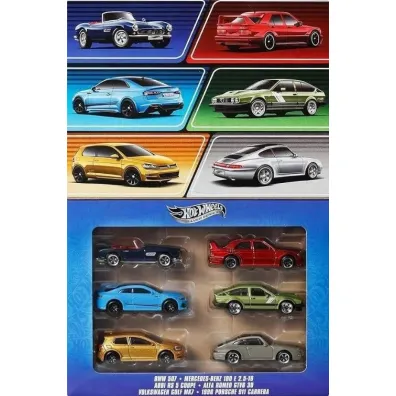 Hot Wheels - Euro Style Multipack Mattel