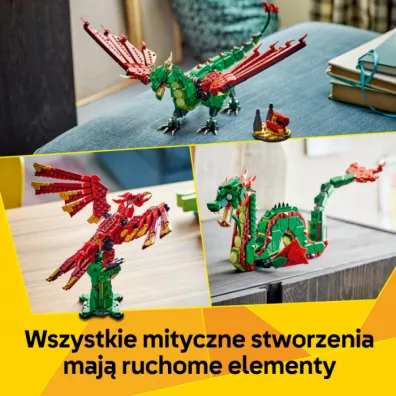 LEGO Creator 3 w 1 �redniowieczny smok 31161