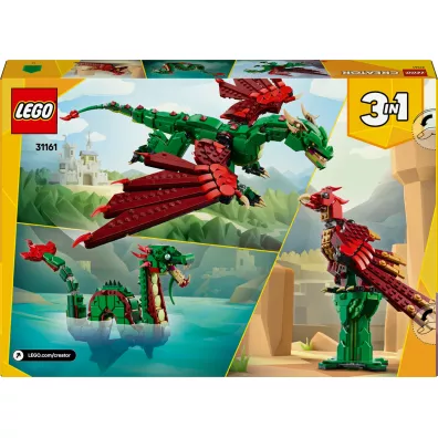 LEGO Creator 3 w 1 �redniowieczny smok 31161