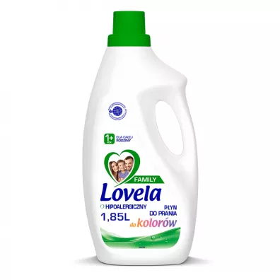Lovela Family hipoalergiczny pyn do prania dla caej rodziny do kolorw 1.85 l