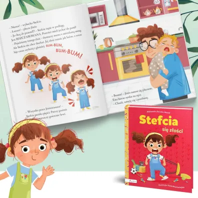 Stefcia si� z�o�ci