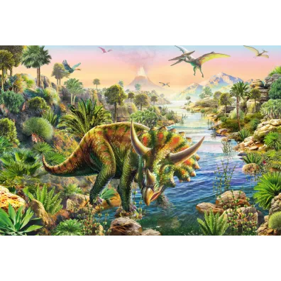 Puzzle 3 x 48 el. Dinozaury Schmidt
