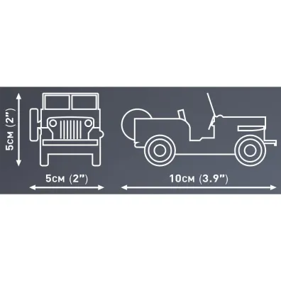 Jeep Willys CJ-2A zielony