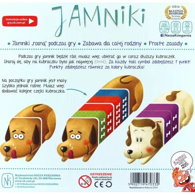 Jamniki. Gra planszowa