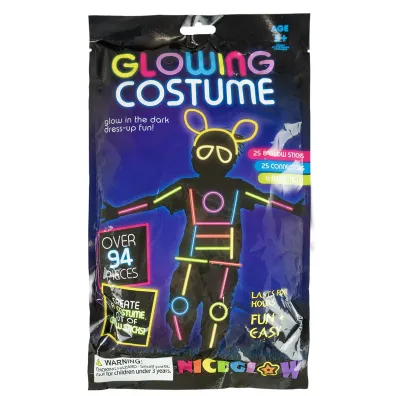 Ozdoba Kostium Glow �wiec�cy 94 elementy Halloween ARPEX GS5357