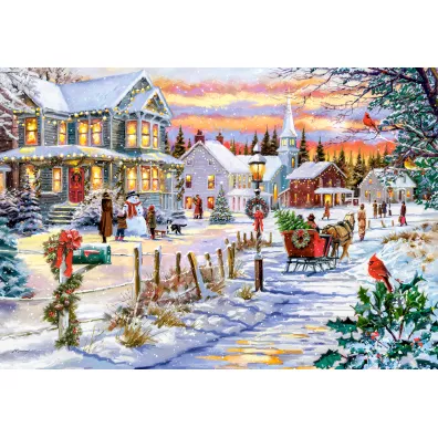 Puzzle 1000 el. Christmas Tree is Coming Castorland