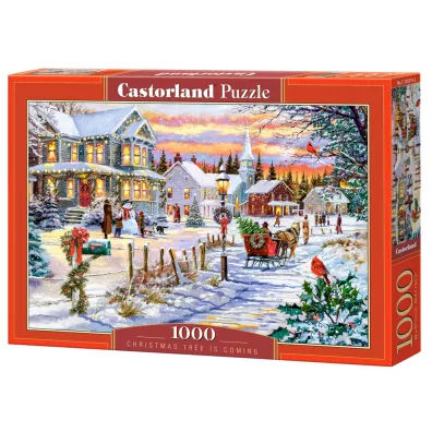 Puzzle 1000 el. Christmas Tree is Coming Castorland