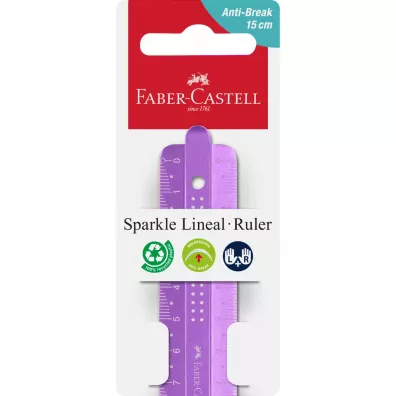 Faber-Castell Linijka Sparkle 15cm