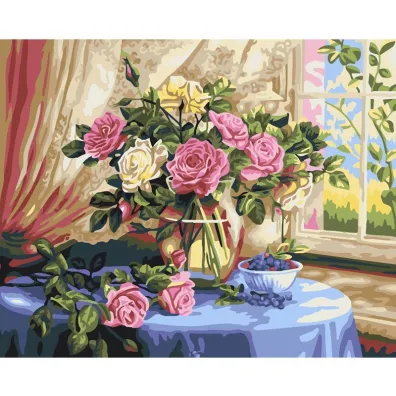 Koh-I-Noor Malowanie po numerach - R�e 40x50cm