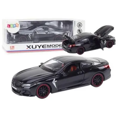 Auto sportowe metalowe nap�d frykcyjny czarne LeanToys