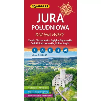 Mapa turystyczna Jura Poudniowa 1:50 000