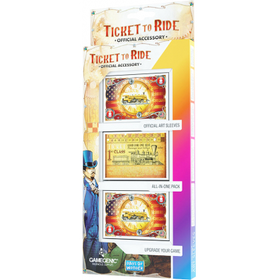Gamegenic Ticket to Ride - USA Art Sleeves 46x70 mm