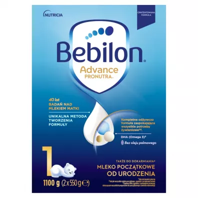 Bebilon 1 Pronutra-Advance Mleko pocztkowe od urodzenia 1100 g