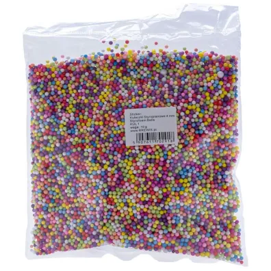 Brewis Styropianowe kulki kolorowe 4 mm, 100g