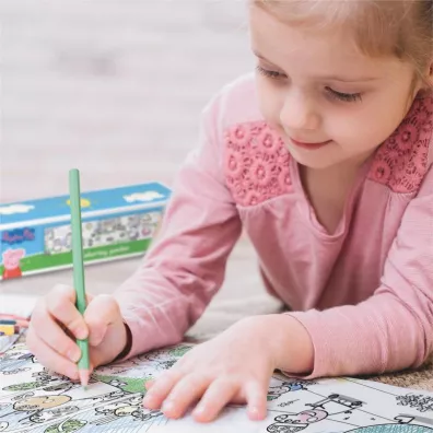 Kolorowanka na rolce winka Peppa