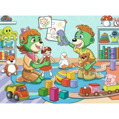 Puzzle 30 el. Radosna Rodzina Treflikw