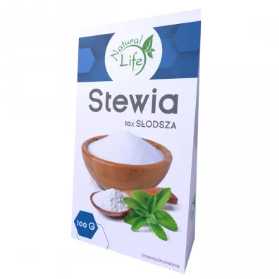 Natural Life Stewia 10 razy sodsza 100 g
