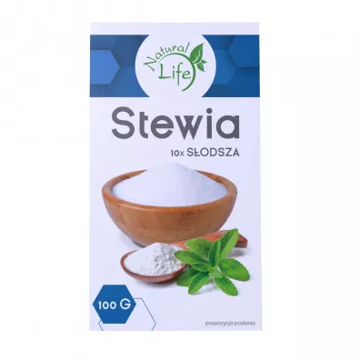 Natural Life Stewia 10 razy sodsza 100 g