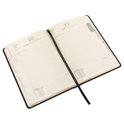 Easy Stationery Kalendarz ksi��kowy 2026 A5 czarny EASY