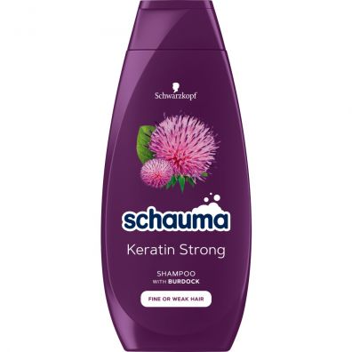 Schauma Keratin Strong wzmacniajcy szampon do wosw cienkich i amliwych 400 ml