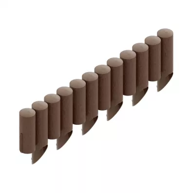 Cellfast Palisada ogrodowa 4 Standard brzowa 14,5 cm x 2,3 m zestaw 6 szt.