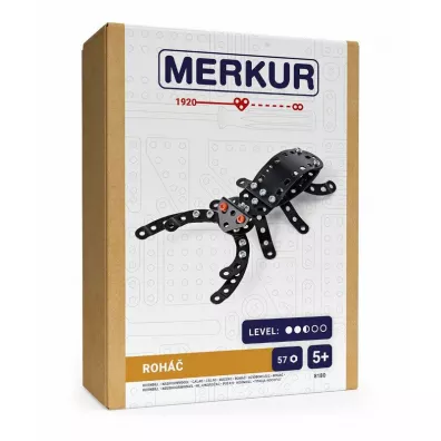 Klocki metalowe Merkur - Owad - Rogacz, 57 el. 8180 MERKUR