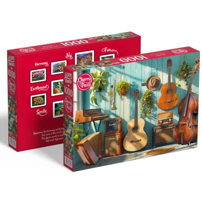 Puzzle 1000 el. Garage Tunes CherryPazzi