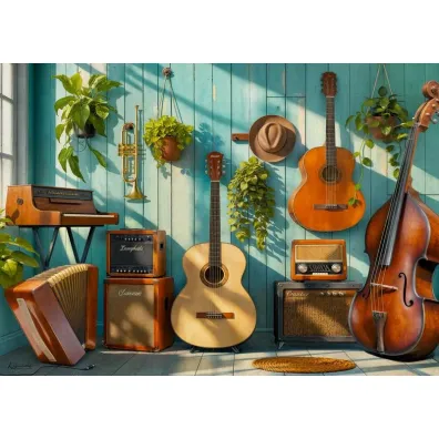 Puzzle 1000 el. Garage Tunes CherryPazzi