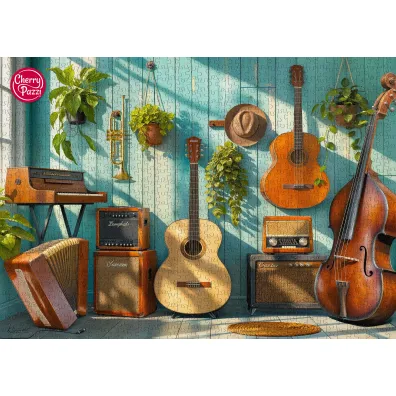 Puzzle 1000 el. Garage Tunes CherryPazzi