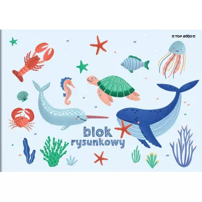 Top-2000 Blok rysunkowy Basic A4 70g 20 kartek