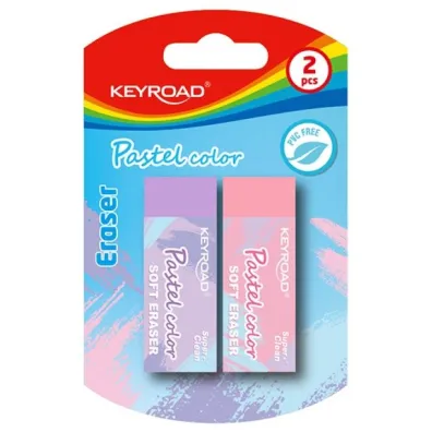 Keyroad Gumka pastelowa 2 szt.