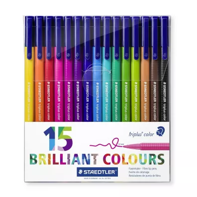 Staedtler Flamaster Triplus color 15 kolor�w, 1 mm