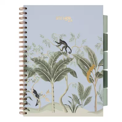 Koozeszyt Strigo A4 Project Book Afryka pastelowo niebieski w kratk