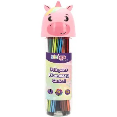 Strigo Flamastry Unicorn 12 szt.