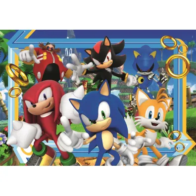 Puzzle 180 el. SuperColor. Sonic Clementoni