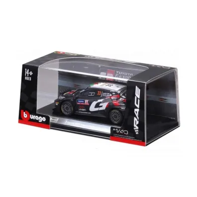 Bburago Model 1:43 Toyota GR Yaris Rally1 Hybrid 33 Elfyn Evans 18-38316