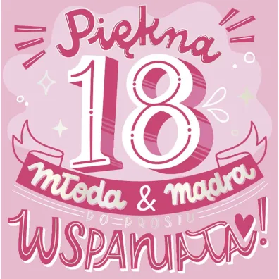 Kukartka Karnet Urodziny 18