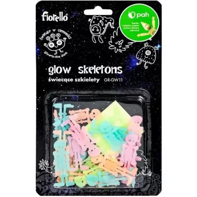Fiorello Ozdoby fluorescencyjne Szkielety mix 24szt