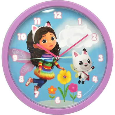 Zegar �cienny 25 cm Koci Domek Gabi KIDS EUROSWAN