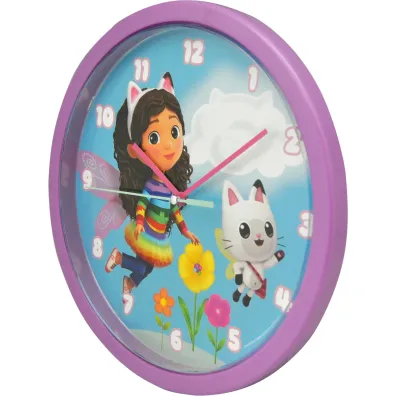 Zegar �cienny 25 cm Koci Domek Gabi KIDS EUROSWAN