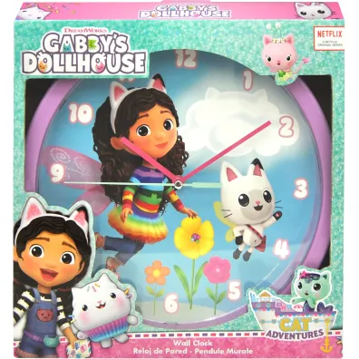 Zegar �cienny 25 cm Koci Domek Gabi KIDS EUROSWAN